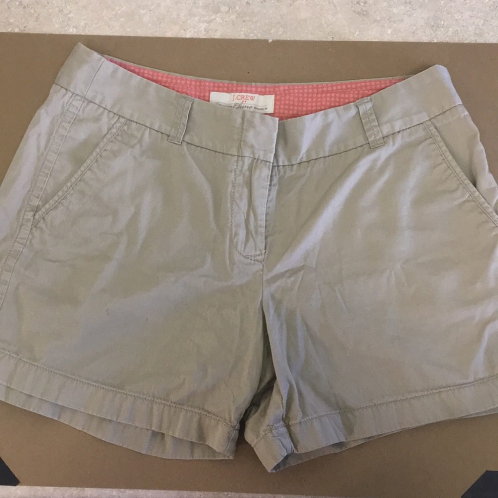 J Crew 100% Cotton Broken In Chino Shorts